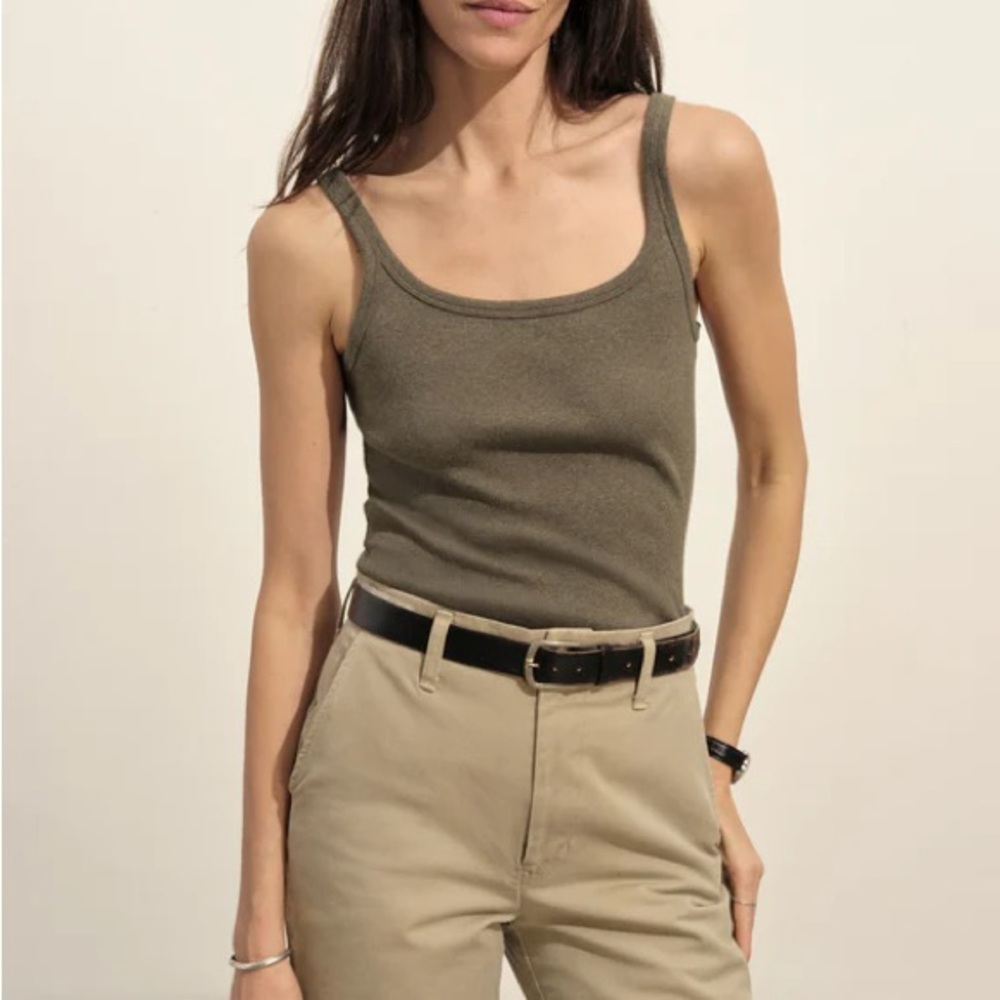 Buck Mason Surplus Rib Scoop Neck Tank